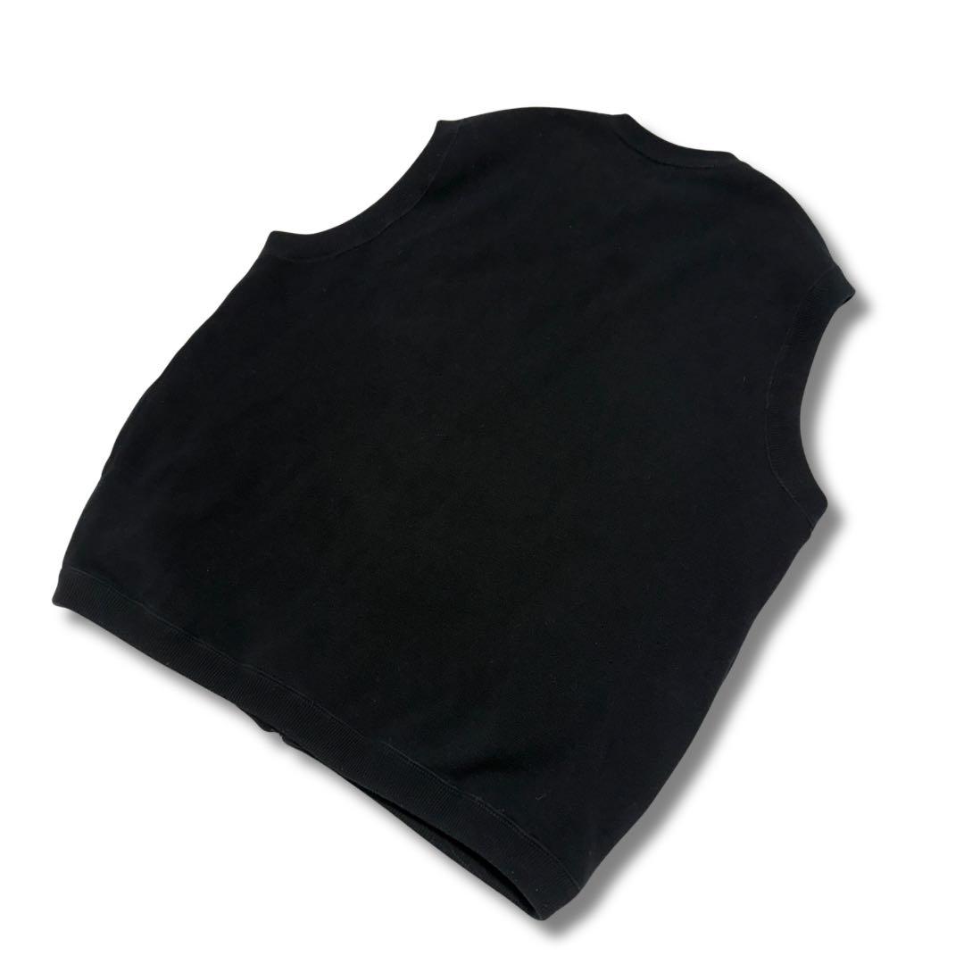 Steven Alan MILANO ZIP VEST 黒 M ニットベスト