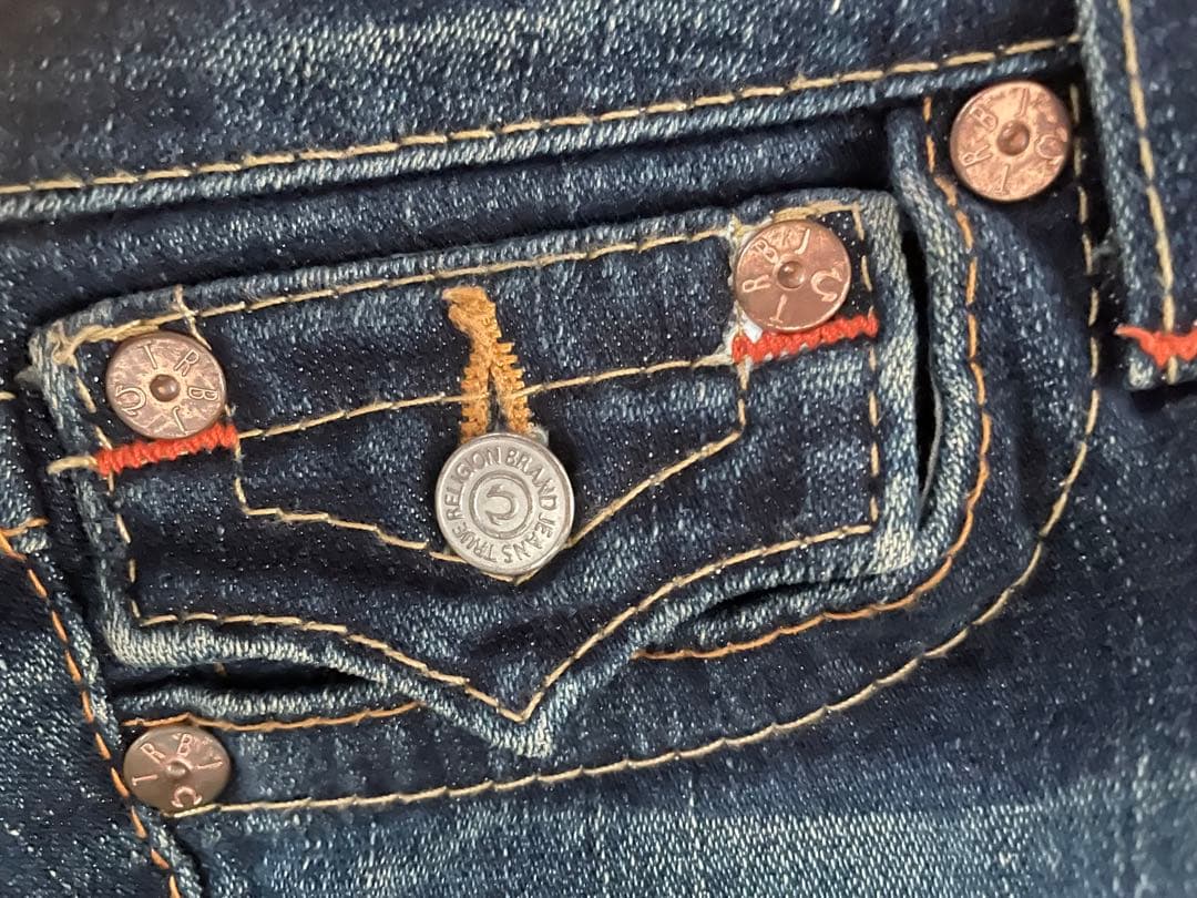USA製/23/極美品/TRUE RELIGION/ブーツカット/フレアパンツ