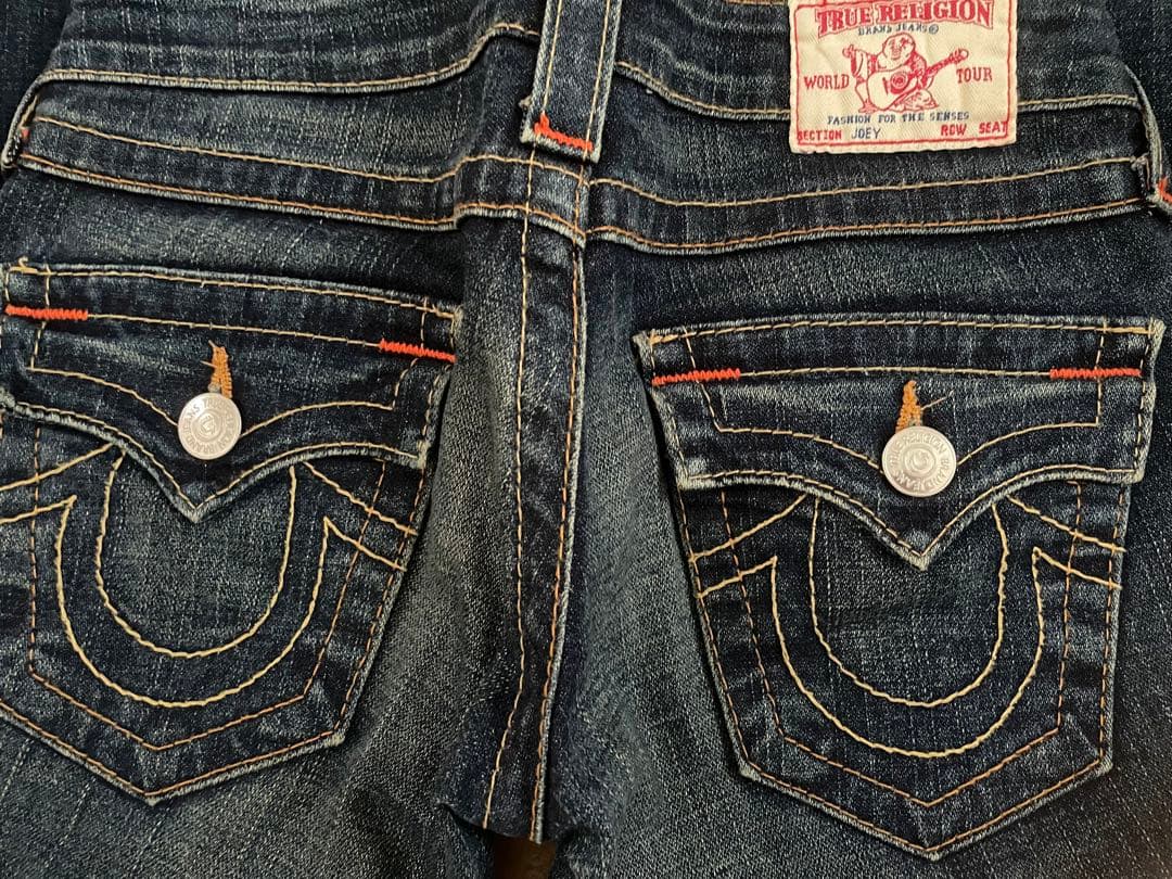 USA製/23/極美品/TRUE RELIGION/ブーツカット/フレアパンツ