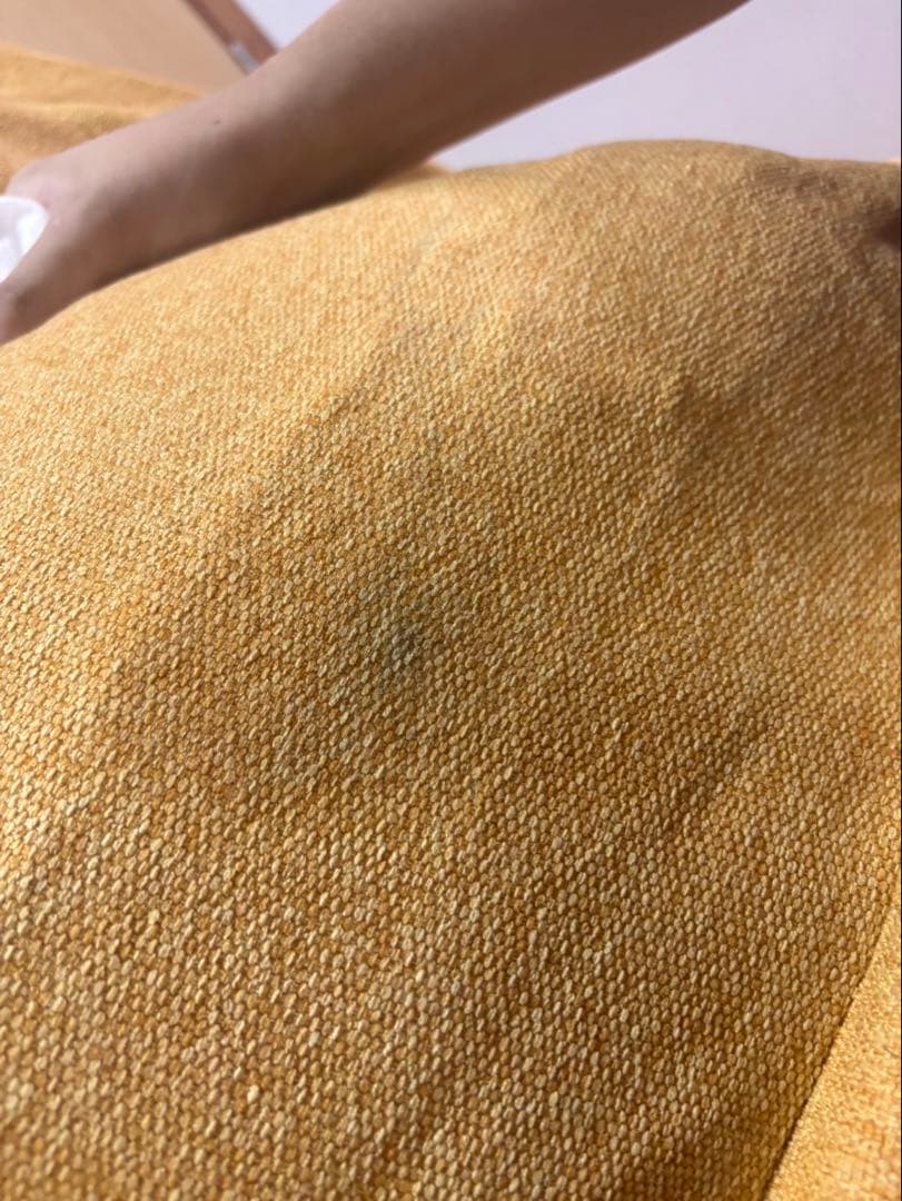 無印良品 空気でできたソファ 1人掛け イエロー