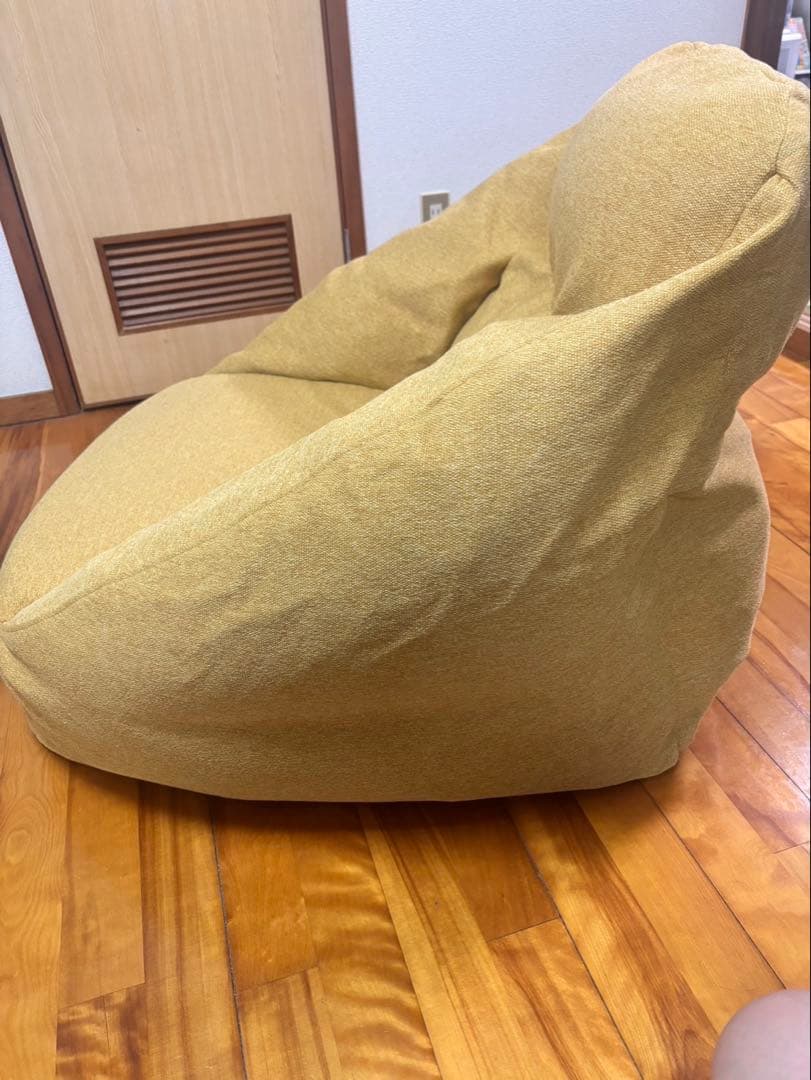 無印良品 空気でできたソファ 1人掛け イエロー
