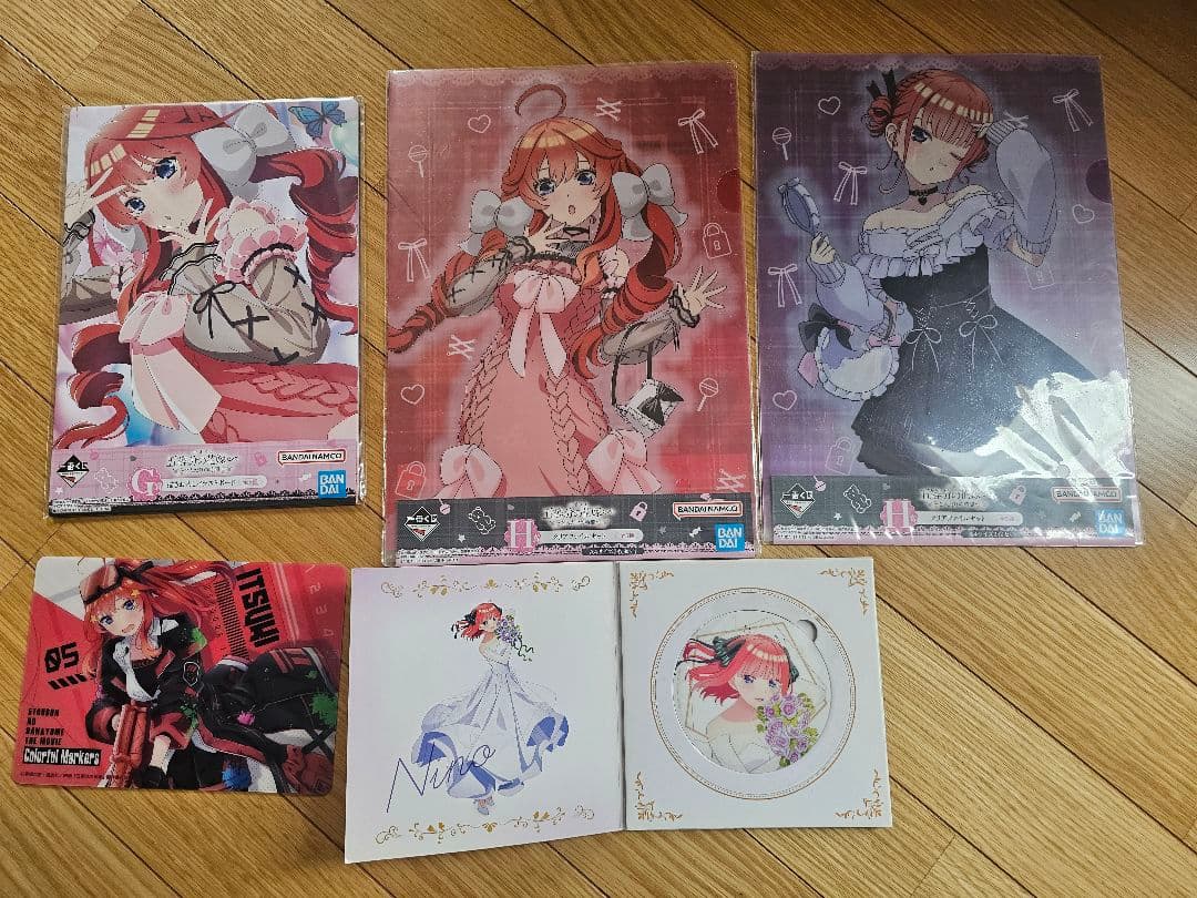 五等分の花嫁 A4クリアファイル など