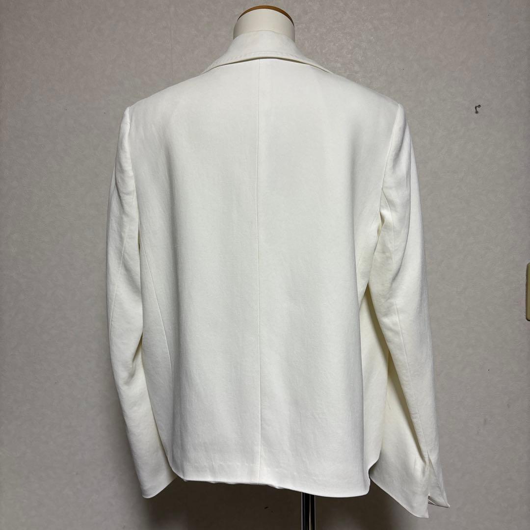 J626★新品 ザラ ステッチ ブレザー ジャケット 羽織り XS(7-9号)白