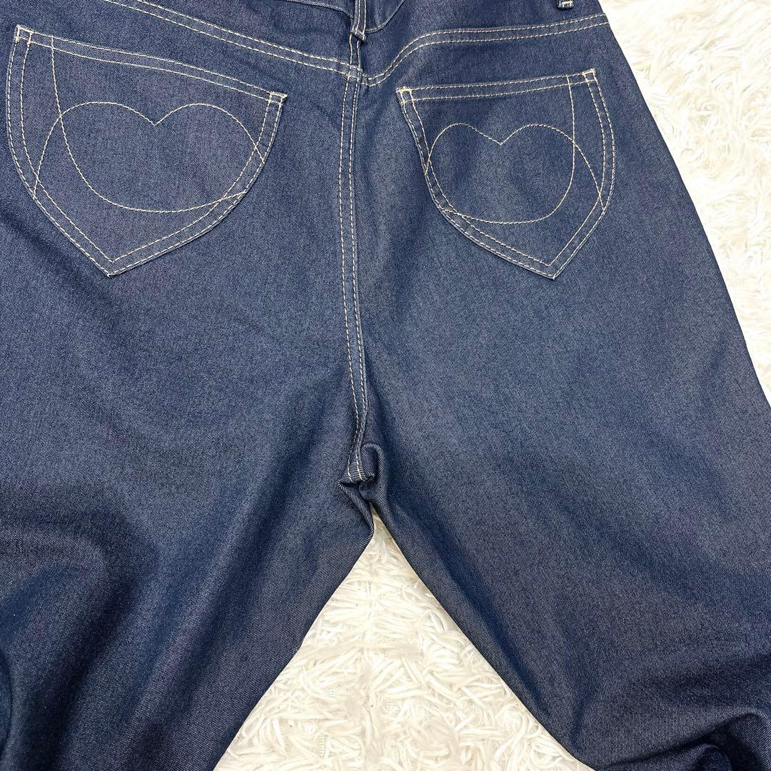 美品　B3 B-Three ビースリー　ストレッチデニムパンツ　美脚パンツ　40