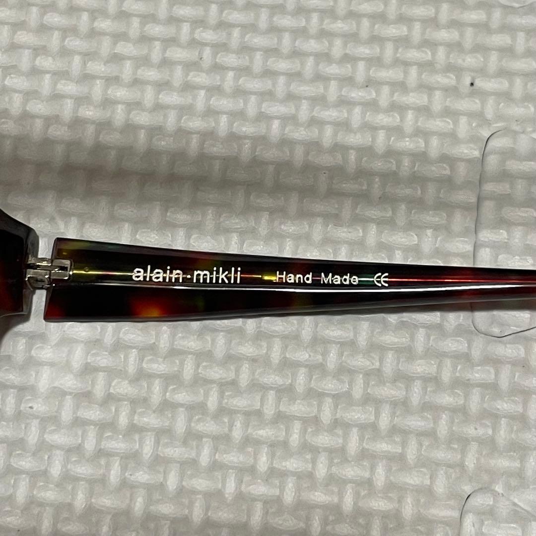 美品 00s archive アランミクリ バネ蝶番 ウェリントン 眼鏡 Y2K