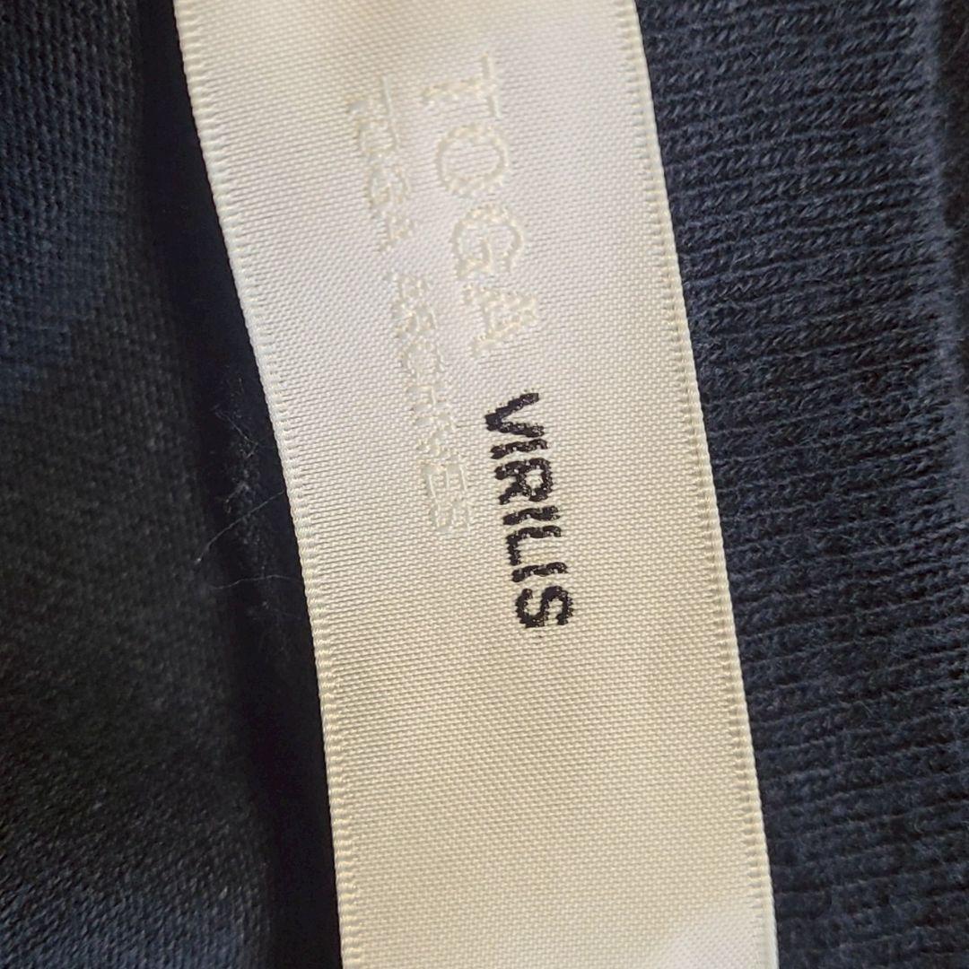 TOGA VIRILIS トーガビリリース スタッズTシャツ 黒 半袖 46