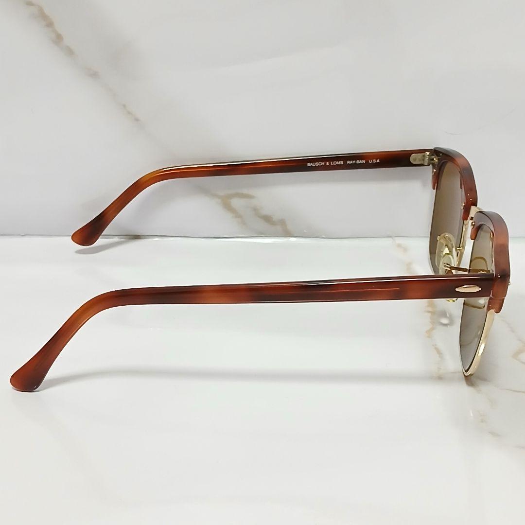 極美品/ケース付 Ray-Ban クラブマスター 鼈甲 W1117 ボシュロム製