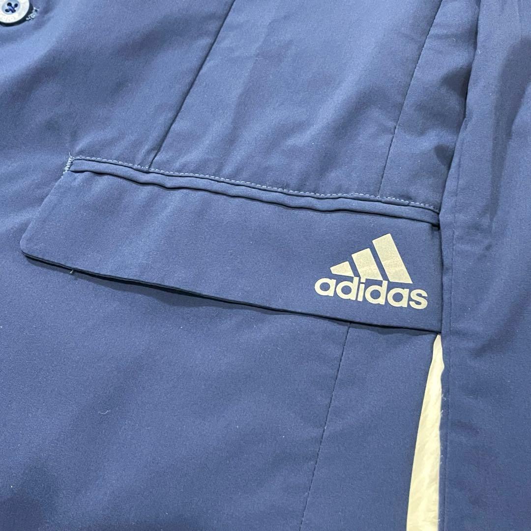 【美品】adidas アディダス テーラードジャケット ストレッチ M スーツ