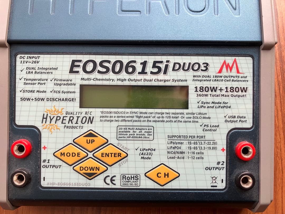 HYPERION EOS0615i DUO3 デュアルチャージャー