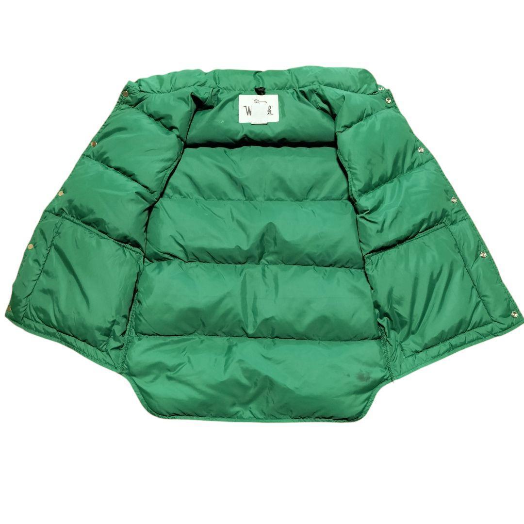 Woolrich ウールリッチ ダウンベスト S グリーン 70s 白タグ