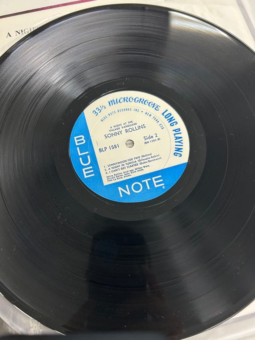 美品　ソニーロリンズ NEW YORK RVG ジャズ　レコード　LP