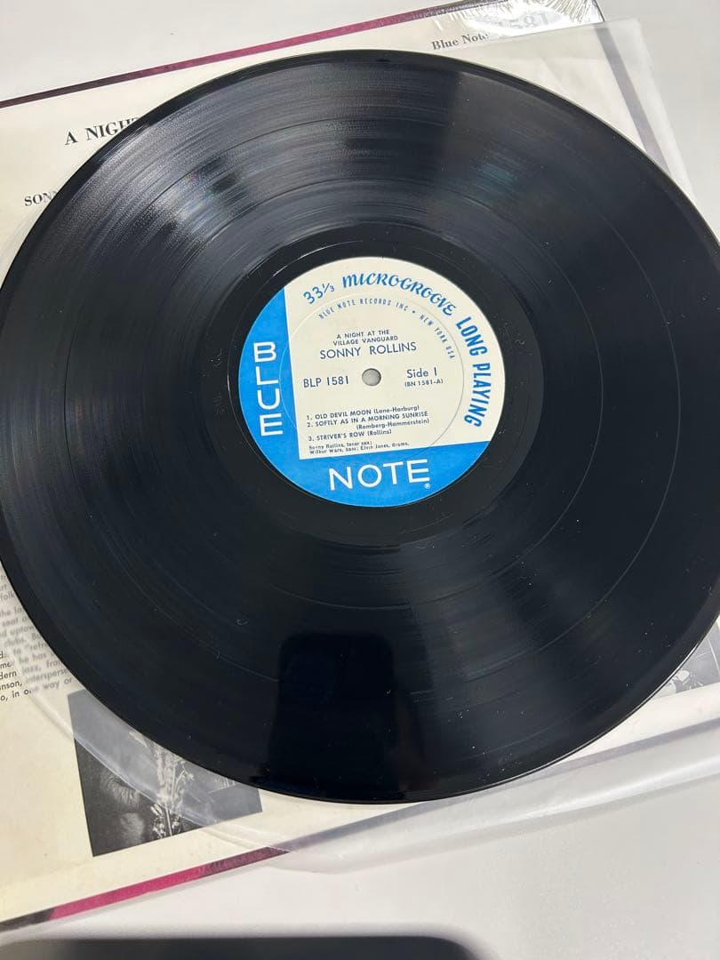 美品　ソニーロリンズ NEW YORK RVG ジャズ　レコード　LP