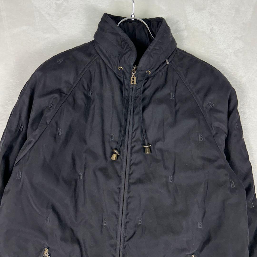 人気☆BURBERRYS 中綿モッズコート ノバチェック Bロゴ総柄 フード収納