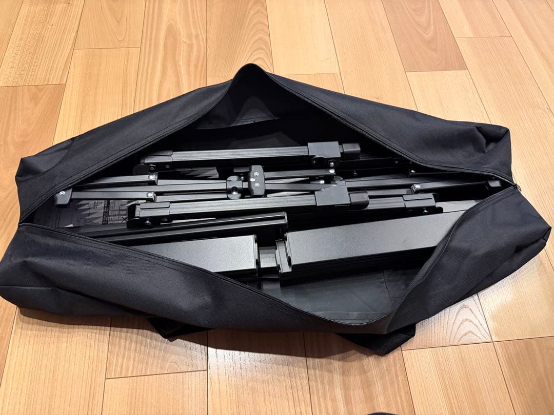 こ*ー様 アルミユニットテーブル88、アンダーラックフレーム、天板1枚