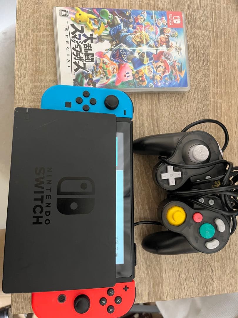 Nintendo Switch 赤青 本体 スマブラセット