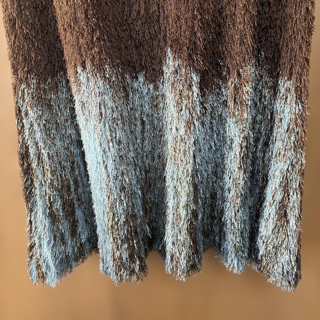 ル*ル様 pleats please issey miyake シャギーワンピー
