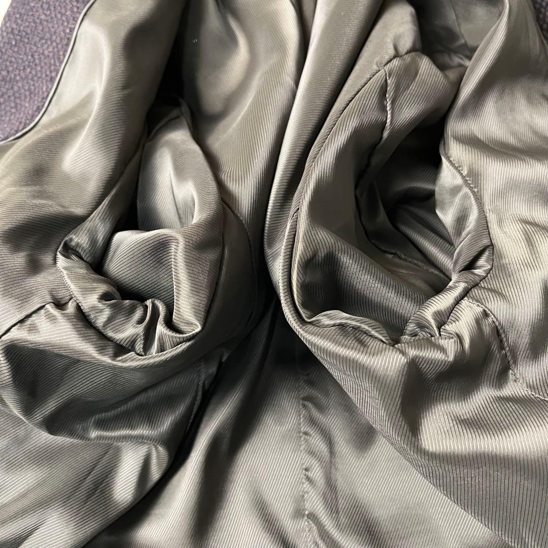 allegri ジップアップ テーラードジャケット ブルゾン ツイード 50