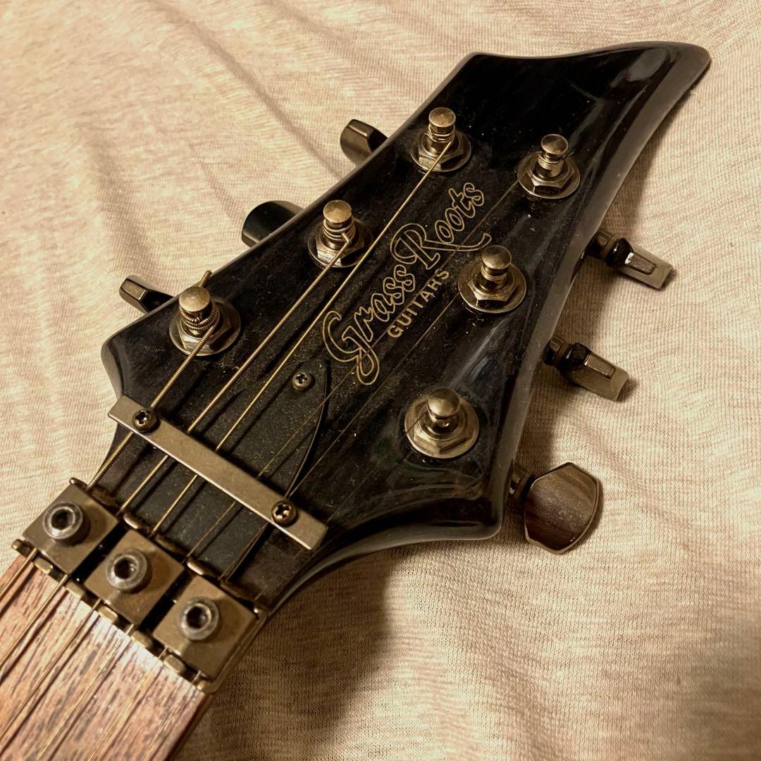 【Grassroots】G-FR-62GT フォレストタイプ エレキギター 黒