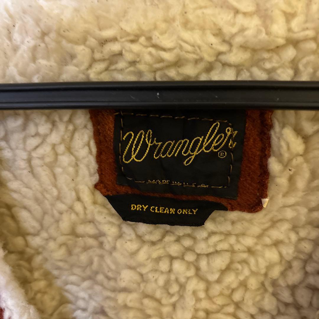 80s Wrangler 黒タグ ムートンボアベスト アメカジ