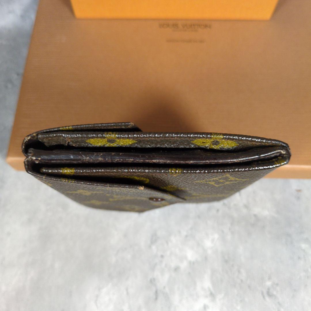 ルイヴィトン モノグラム 旧型ポルトモネ・ビエ カルトクレディ　Wホック財布