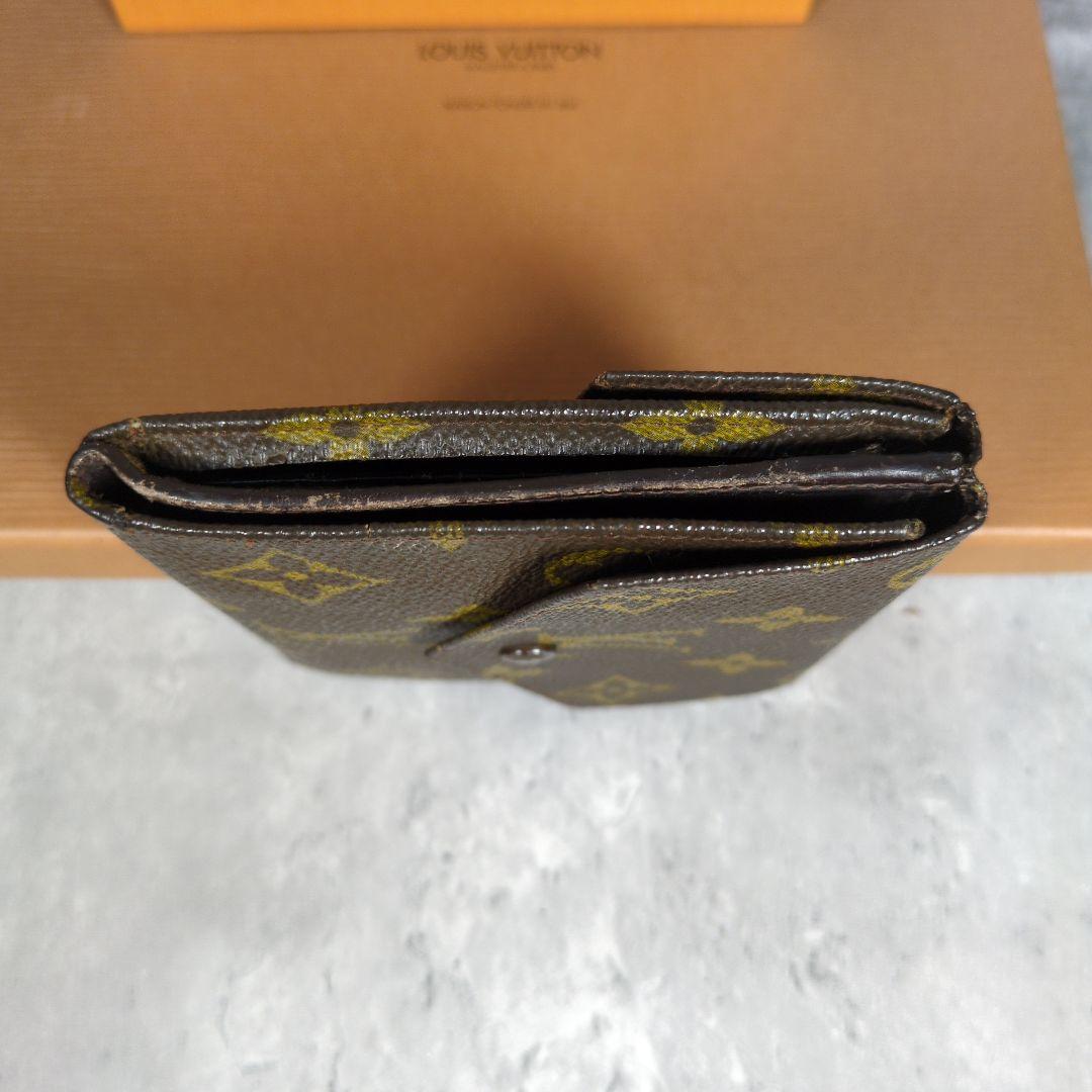 ルイヴィトン モノグラム 旧型ポルトモネ・ビエ カルトクレディ　Wホック財布