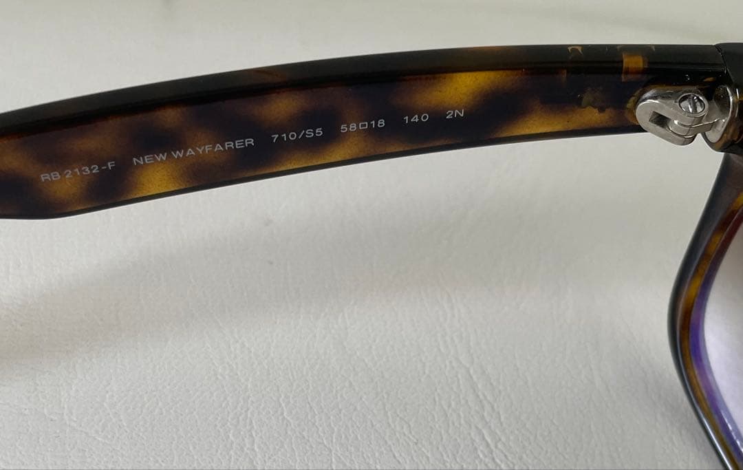 RAYBAN RB2132F 710 S5 58ニューウェイファーラー希少極美品