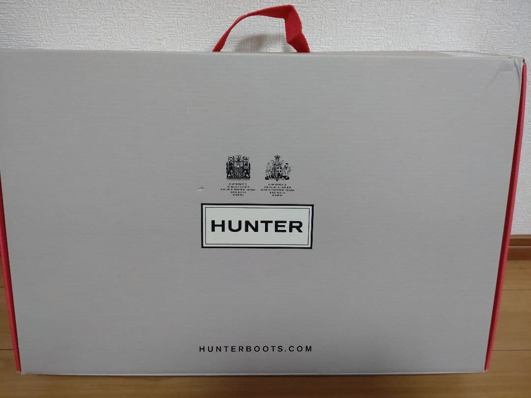 【美品】HUNTER レインブーツ　ネイビー　24cm