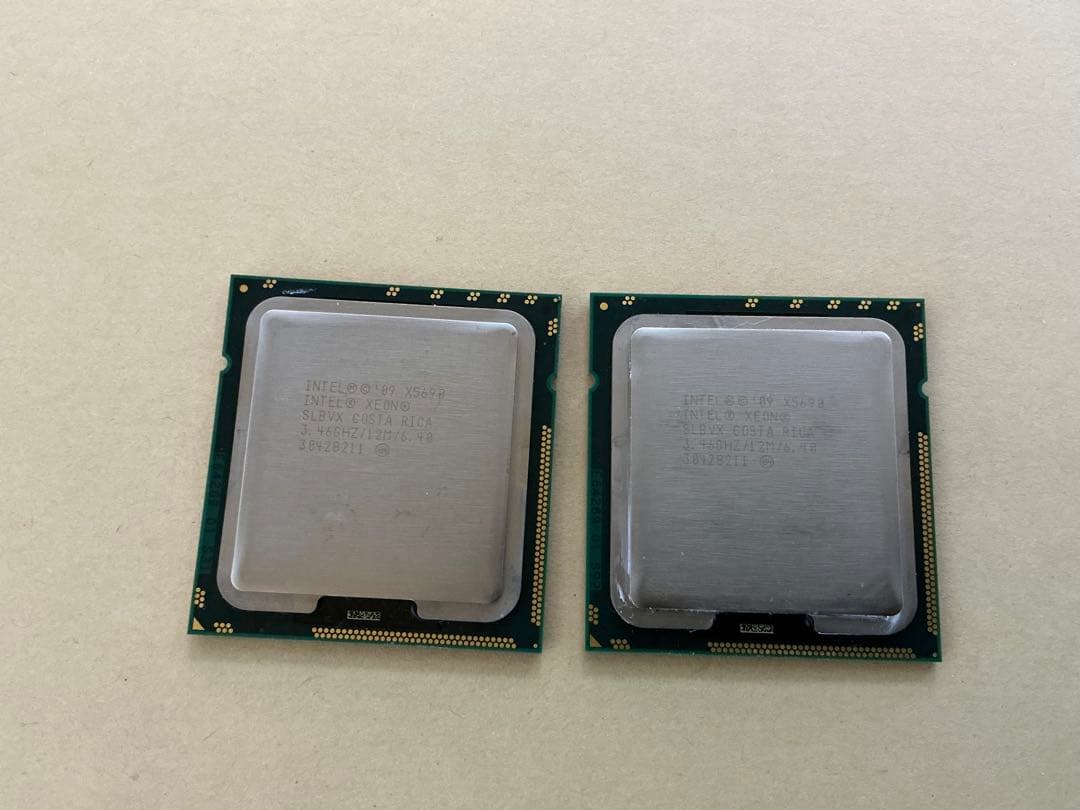 intel Xeon X5690　3.46Ghz ★ SLBVX★２個セット
