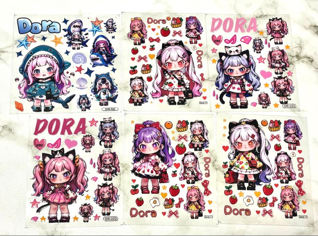 マイ金 ページ (顔パーツ、メモ帳、シール、ブレスレット)
