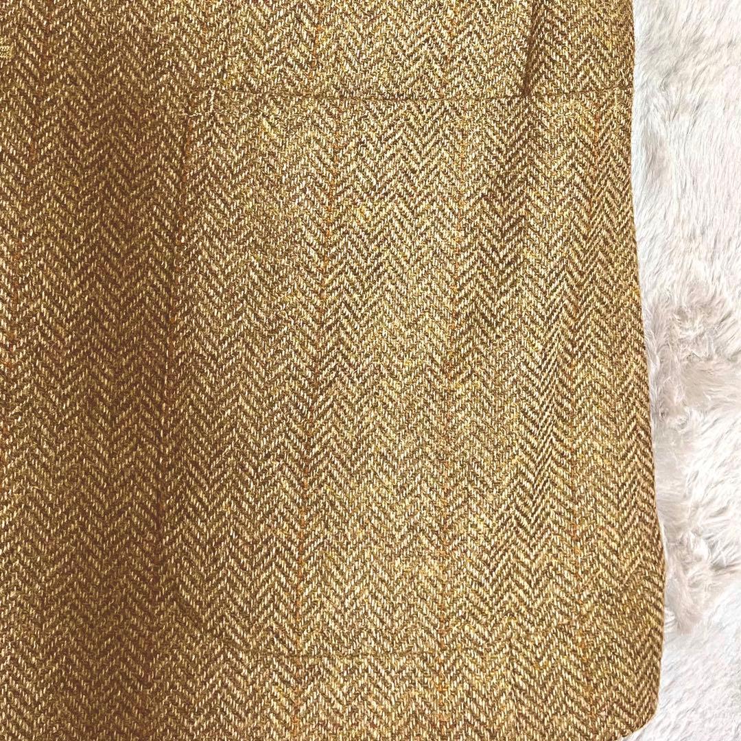 ★美品★ テーラードジャケット　ジャケット　英国老舗　ツイード　ヘリンボーン　M