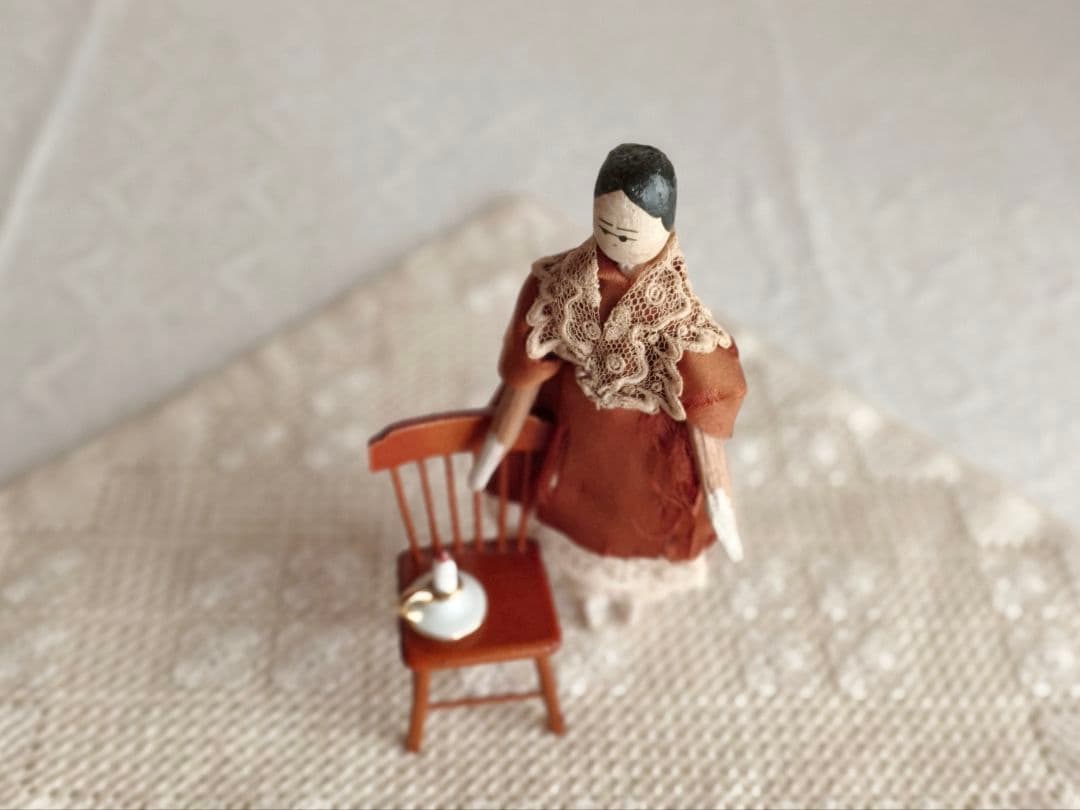 * antique doll ୨୧ .·*° アンティーク ペグドール