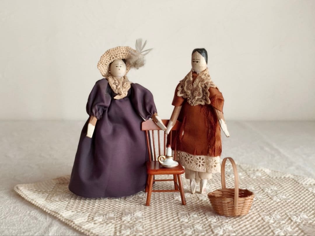 * antique doll ୨୧ .·*° アンティーク ペグドール