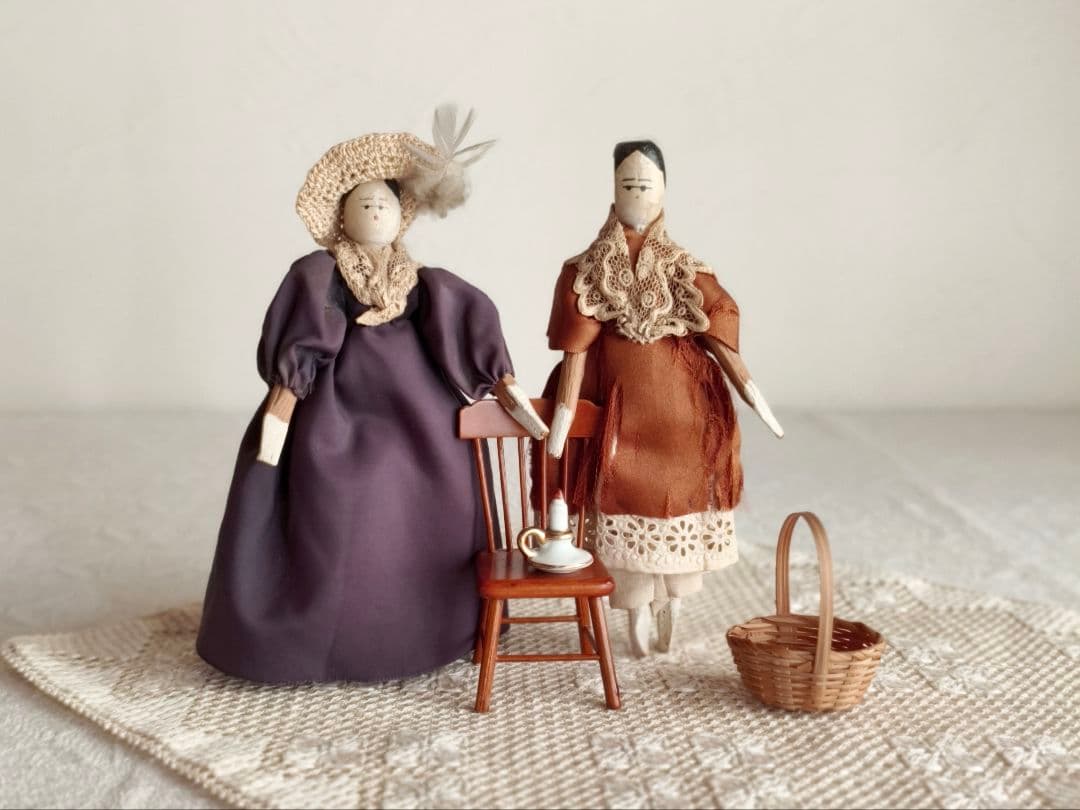 * antique doll ୨୧ .·*° アンティーク ペグドール