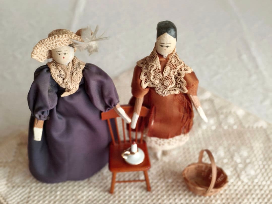 * antique doll ୨୧ .·*° アンティーク ペグドール