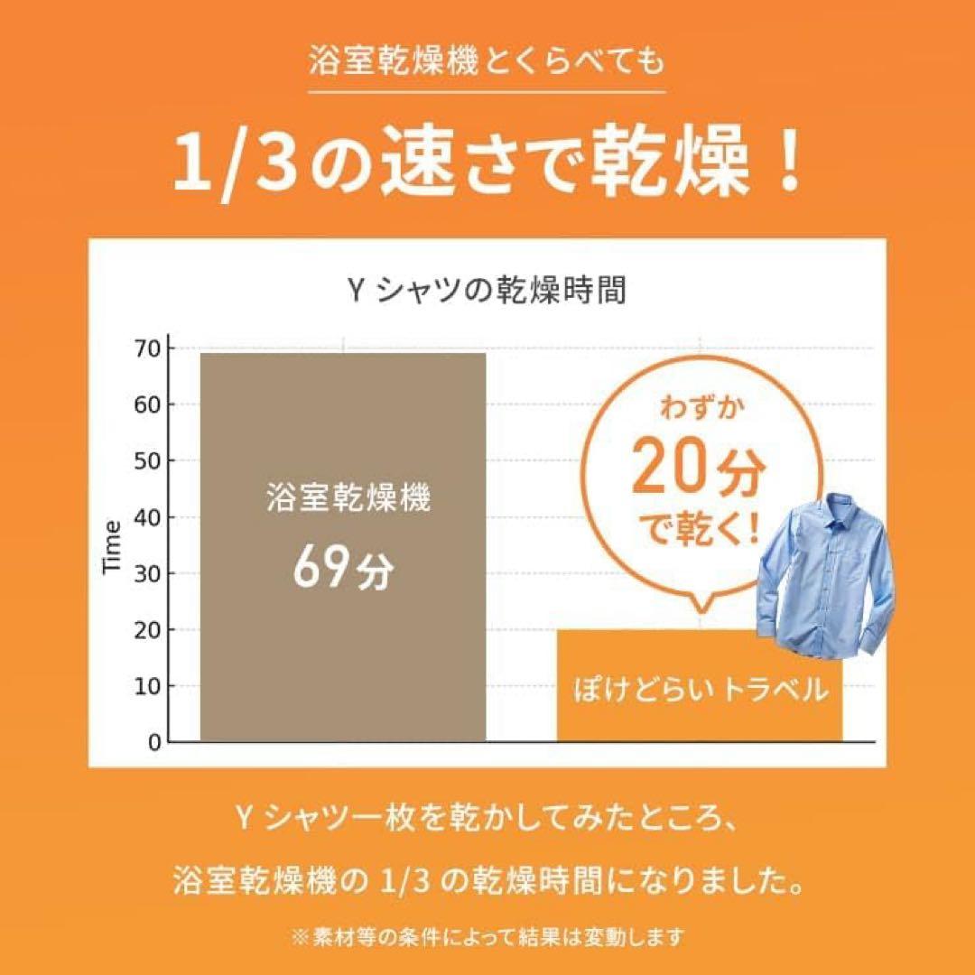 Qurra ぽけどらい 【最短40分で乾く】Qurra ポータブル 衣類乾燥機