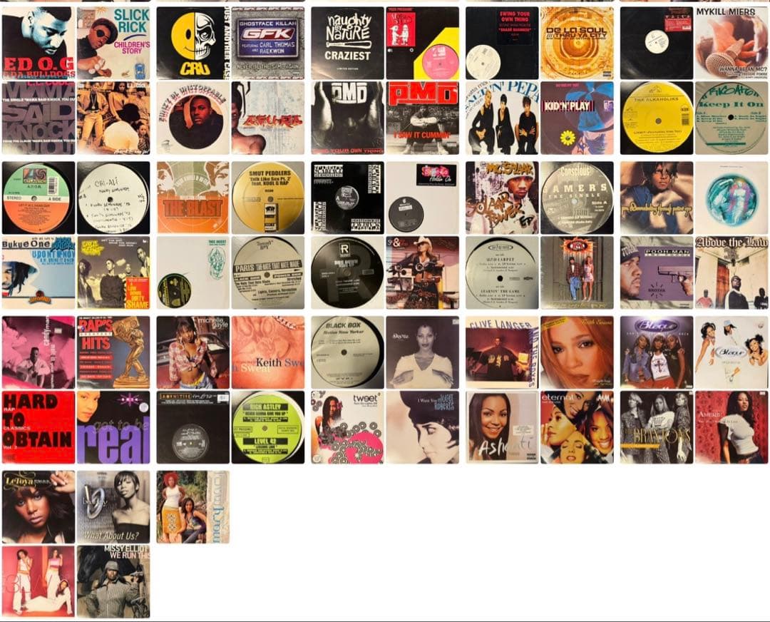HIPHOP R&Bのレコード65枚セット　送料込み
