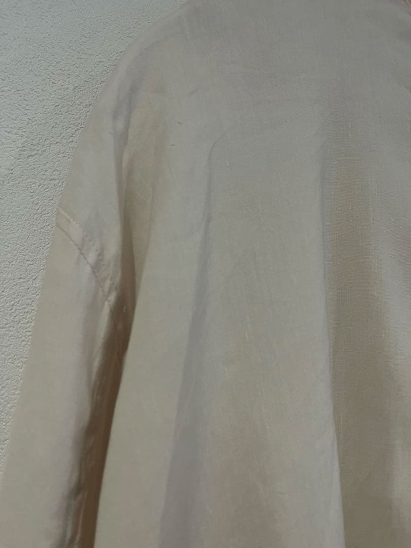 ADAM ET ROPE リネンストレッチシャツジャケット