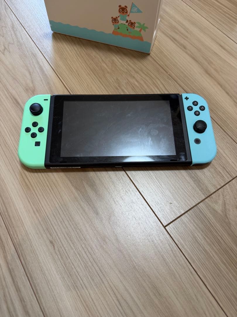 d*7様 Nintendo Switch 本体 青緑色 ACアダプター付き
