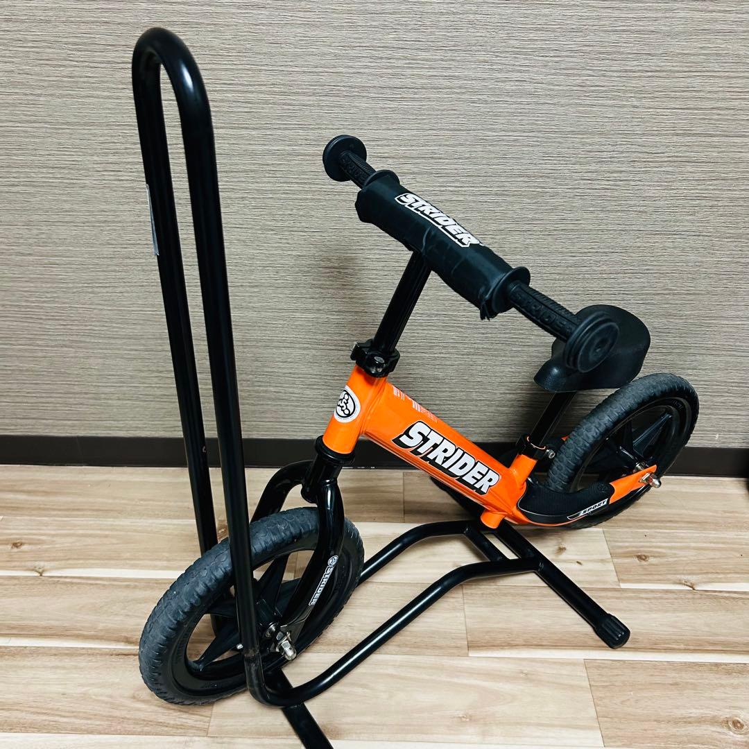 極美品！STRIDER バランスバイク オレンジ 12インチ　スポーツモデル