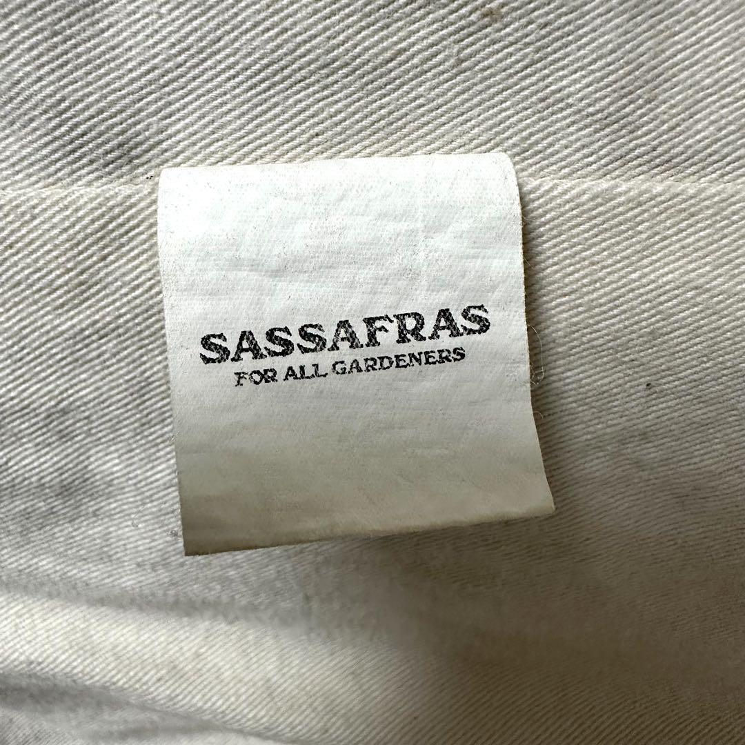 SASSAFRAS コーデュロイ ベスト L ブラウン ガーデナー ベスト