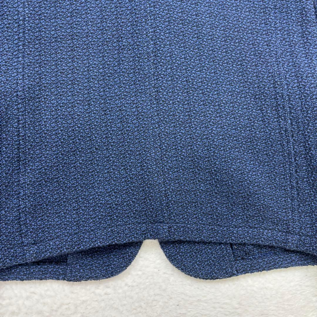 極美品　LANVIN ネイビー ニット　カーディガン　テーラードジャケット　近年