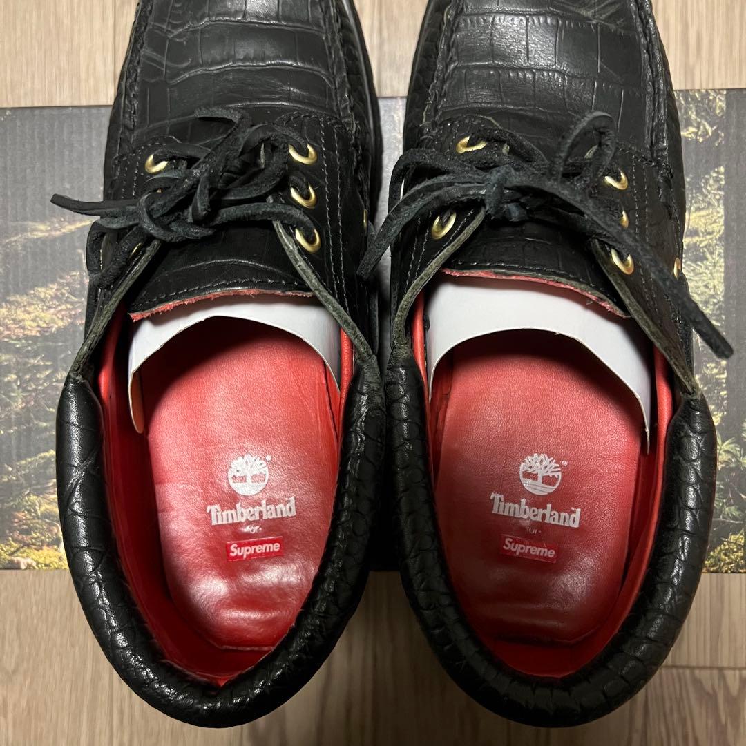 靴 Supreme Timberland 3 Eye Classic Lug