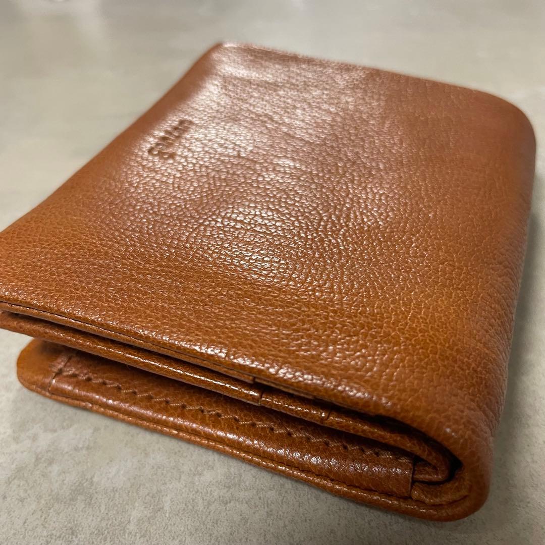 タグ有り　genten ゲンテン　ゴートベーシック 二つ折り財布　レザー