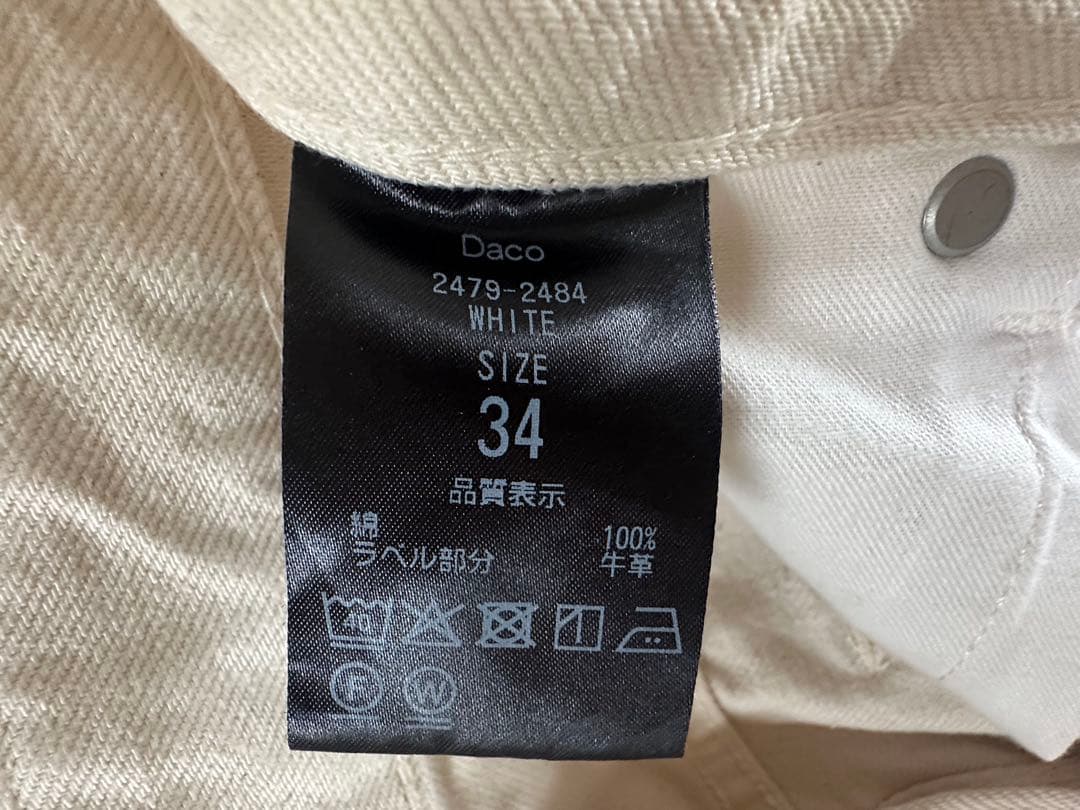 【美品】SHISHIKUI Daco WHITE 34