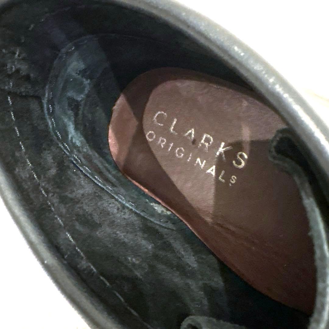 CLARKS クラークス ワラビーブーツ レザー スタンダード シューズ 黒 革