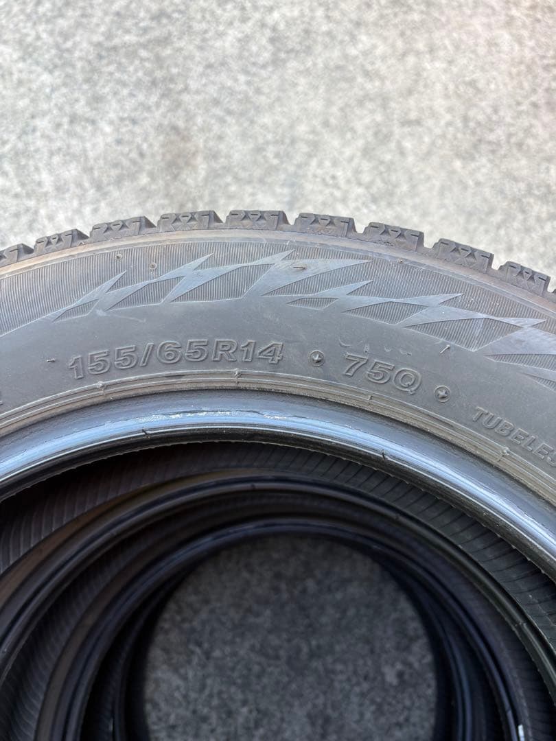2023年製ブリヂストン VRX2 155/65R14中古4本送料込み