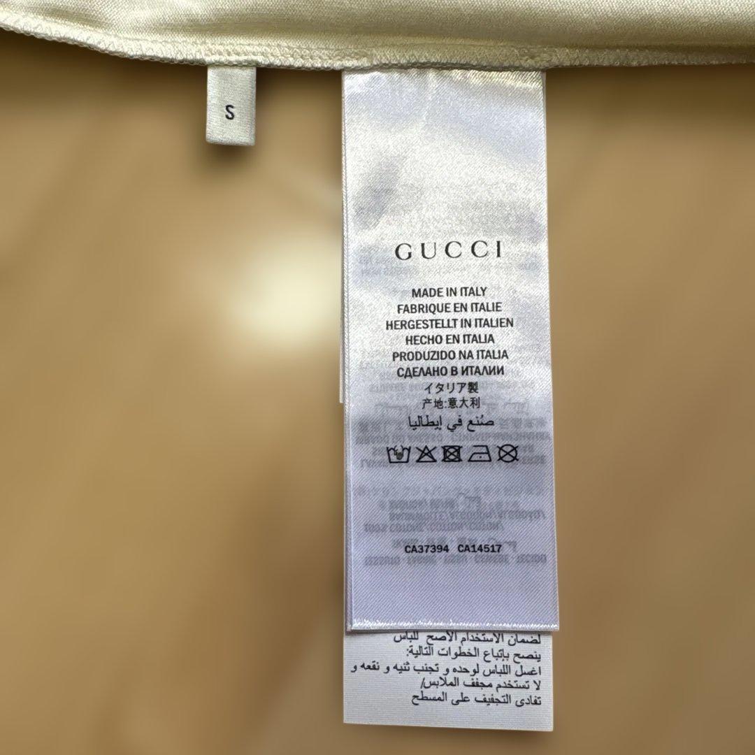 GUCCI グッチ　マニフェスト　マスクプリント　オーバーサイズTシャツ