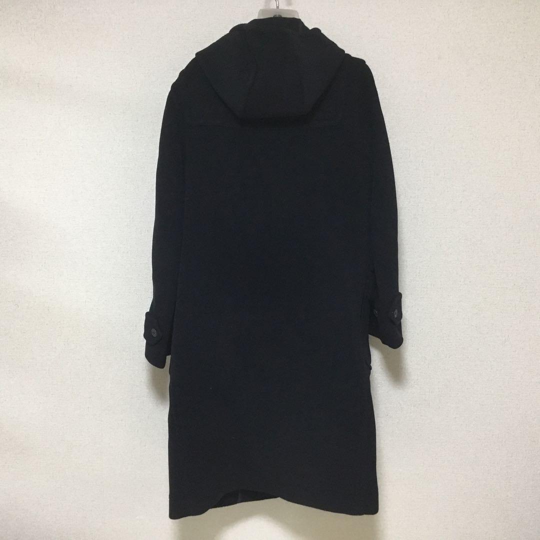 OLD ENGLAND ダッフルコート 黒 ブラック 34 WOOL 毛100％
