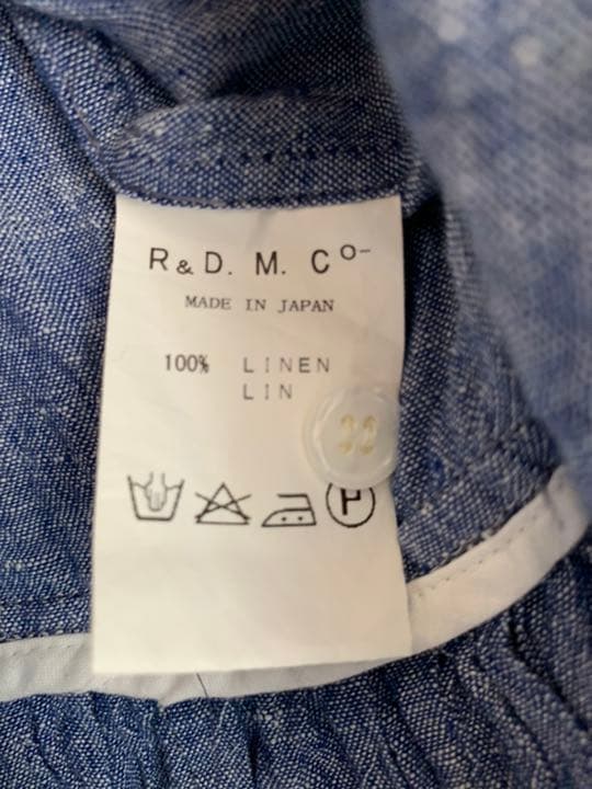 R&D.M.cリネン　シャツワンピース