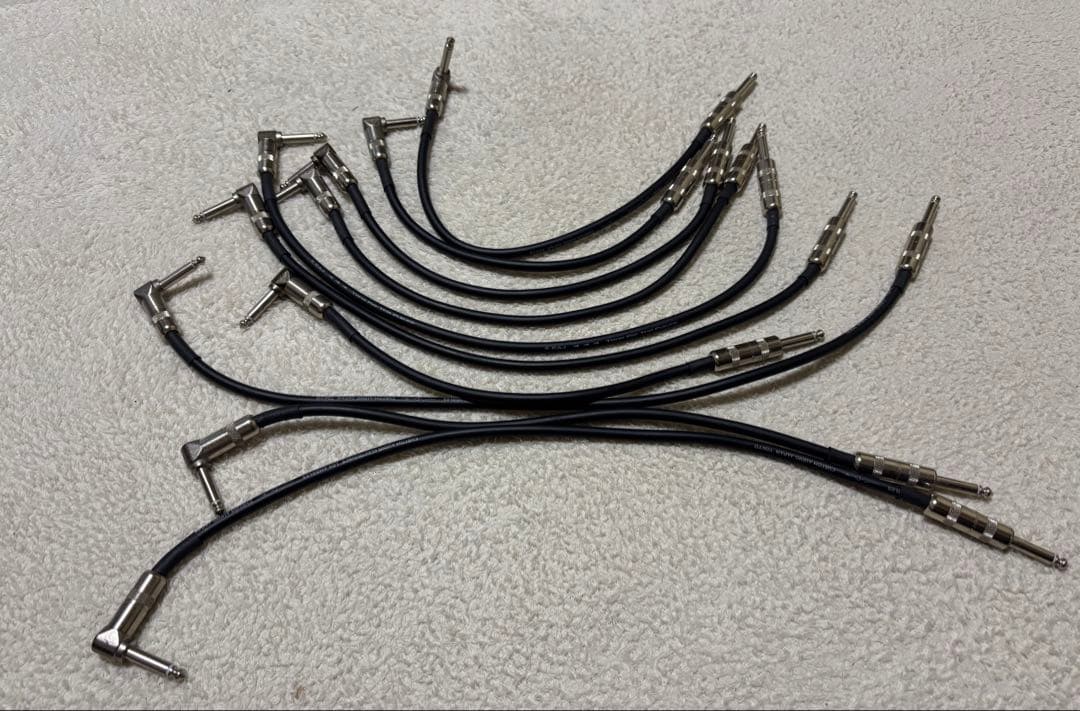 CUSTOM AUDIO JAPAN パッチケーブル 10本セット